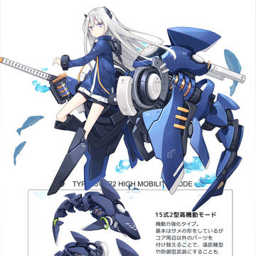 original, Mio, mecha girl / 「NAVY FIELD 152」の設定など（4枚）