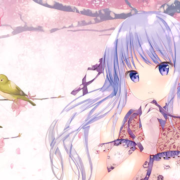 sakura, original 10000+ bookmarks, cherry petals / せんせい、桜の木の下で待ってます