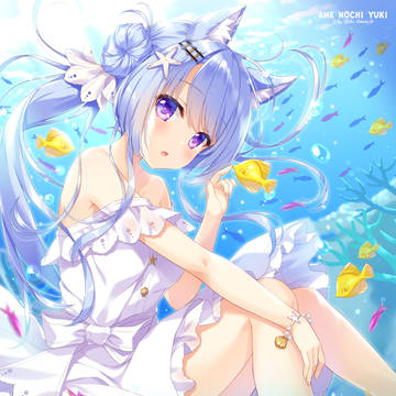 original, fox ears, animal ears / Marine snow🐟❄