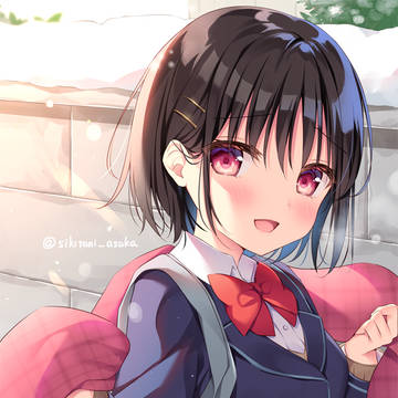 original, girl, uniform / 登校風景