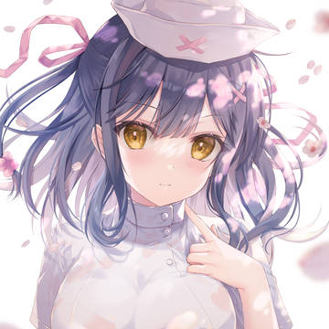 clothed breasts, nurse, original 10000+ bookmarks / 春来ましたね～♬