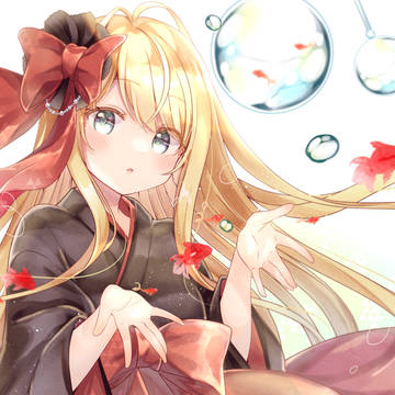 original, work illustration, original 5000+ bookmarks / ゆらゆらゆれる