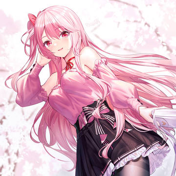 original, showgirl, pink hair / 桜　エミリー
