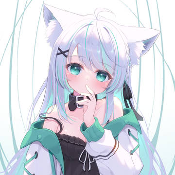 girl, original, animal ears / ふわもふ
