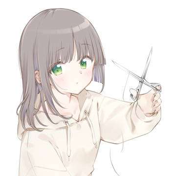 original, girl, bobbed hair / X