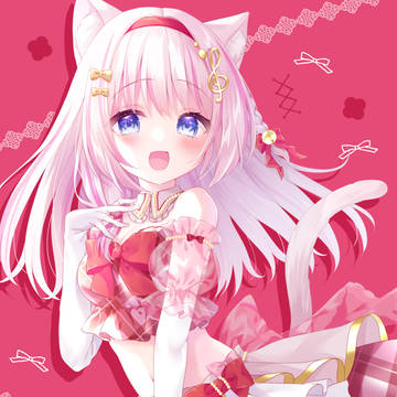 virtual YouTuber, cat girl, virtual YouTuber / 音琴かなみちゃん