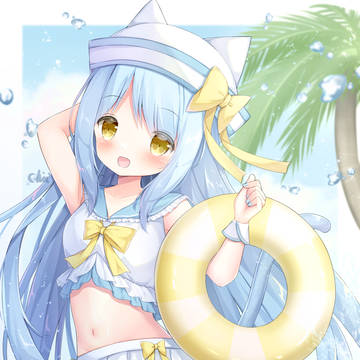 original, girl, loli / ねこみみマリンセーラー