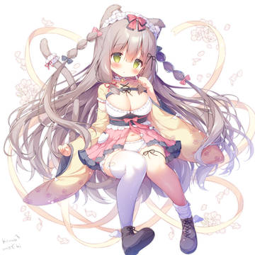 original, girl, animal ears / 代理ちゃん
