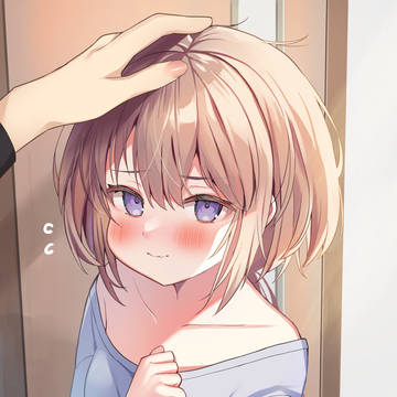 original, girl, little sister / 褒められたけど素直に喜べない妹ちゃん
