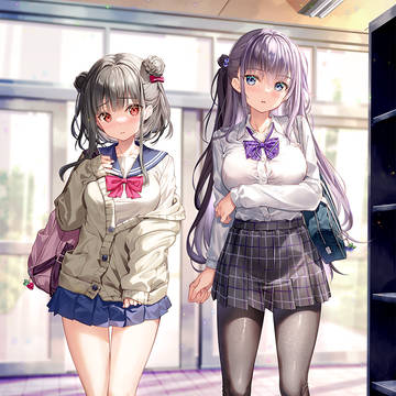 original, high school girl, sailor uniform / ぶかぶかとぴちぴち