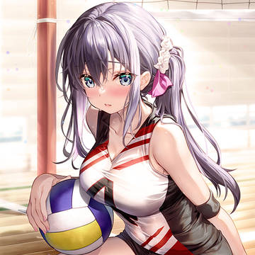 original, clothed breasts, volleyball / ぴちぴちユニフォーム