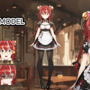 live2d, virtual YouTuber, girl / [Live2d Model] akarin