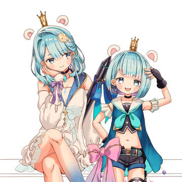 virtual YouTuber, girl, fanart / ドット子先生