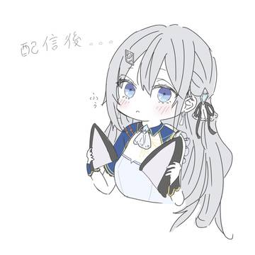 virtual YouTuber, girl, Ren Inuzuki / れんさん落書きまとめ