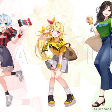 virtual YouTuber, virtual YouTuber, work illustration / 2023 J1 18クラブ×にじさんじ