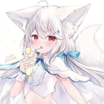 girl, animal ears, kawaii / もふもふサマー！
