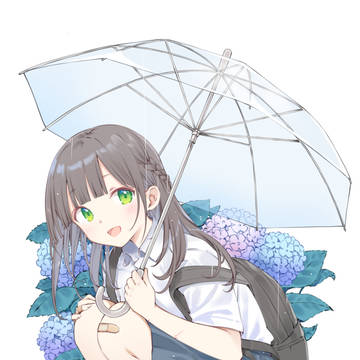original, girl, hydrangea / ☔️
