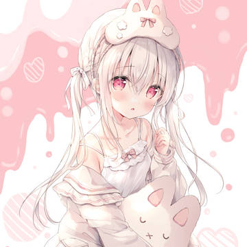 girl, original, twin ponytails / ルームウェアめいちゃん♡