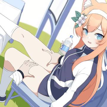 Blue Archive, Mari Iochi, Iochi Mari (Sportswear) / マリー (Pixiv Request)