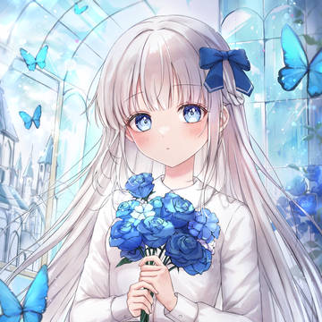 creation, original, girl / 💙