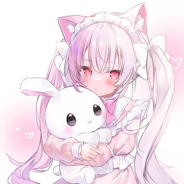skeb, plushie, cat ears / 🐰💔
