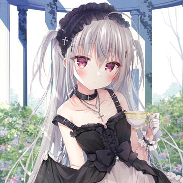 original, girl, headdress / ♰tea time♰