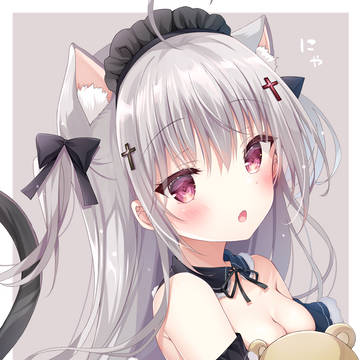 original, girl, young girl / にゃん