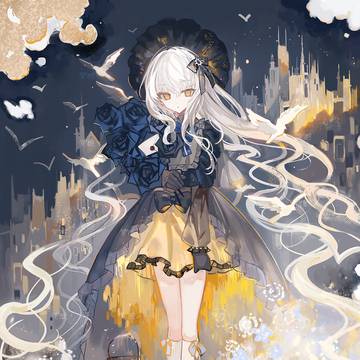 original, girl, creation / 黄金の追憶夢