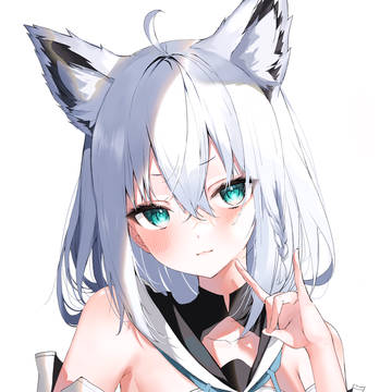 girl, hololive, virtual YouTuber / フブキちゃん🦊🌽