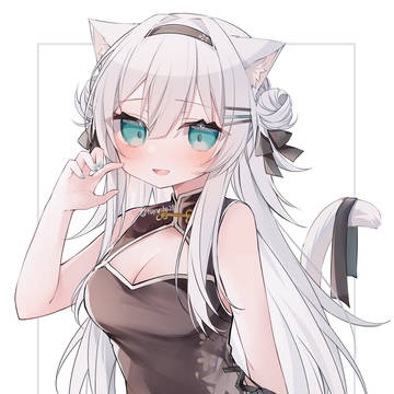 original, girl, creation / チャイナ服けもみみ
