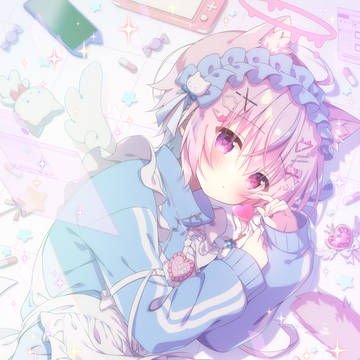 original, C102, cat ears / ・・・さびしいな❤️‍💊💉