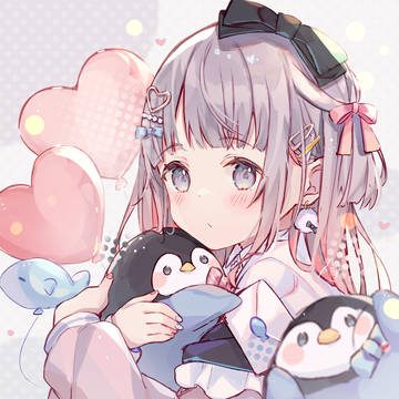 original, penguin, balloon / 💓