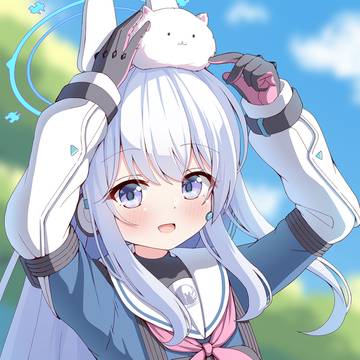 Blue Archive, BlueArchive, Miyako Tsukiyuki / 「珍しい種類のうさぎが居ました」