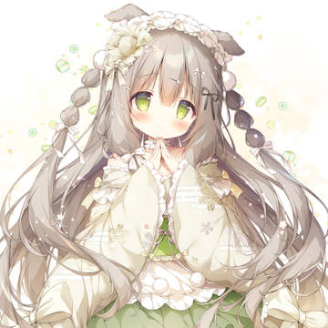 girl, animal ears, Japanese maid / 代理ちゃん💚
