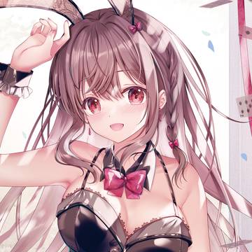Shiori Maeda, bunny girl, breasts / バニーガール