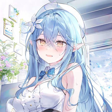 girl, Yukihana Lamy, Hololive / 🍶
