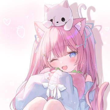 skeb, virtual YouTuber, cat ears / 💞