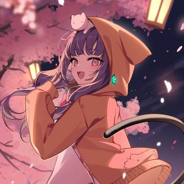 Heaven Burns Red, Heaven Burns Red, Karen Asakura / かれりんと夜桜🌸