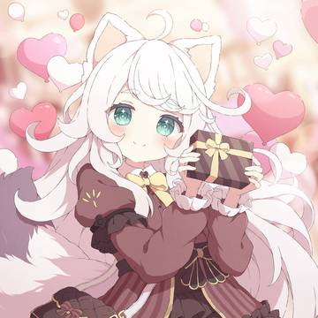 skeb, girl, beast ears / skeb