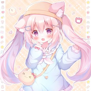 girl, loli, twin ponytails / 楽しみな幼稚園🎶🐤📛