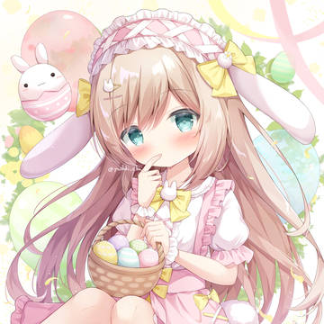 original, girl, loli / イースターバニーちゃん