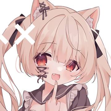 girl, original, cat ears / ✕✕✕