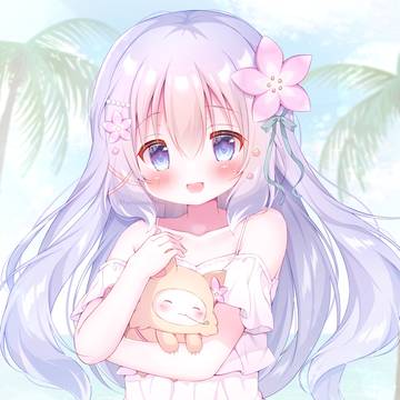 girl, loli, thighs / 南国でバカンス🌴🌺