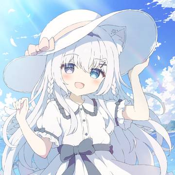 skeb, girl, cat ears / skeb
