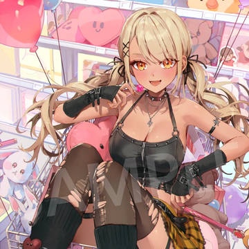 girl, young girl, twin ponytails / 【仕事絵】神成きゅぴ
