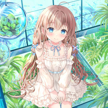 original, girl, white dress / ボタニカルルーム