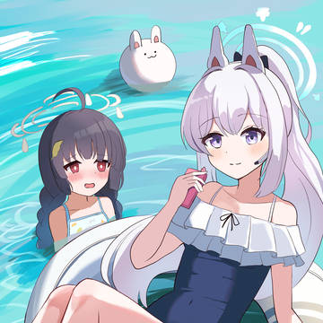 Blue Archive, swimsuit, BlueArchive / 水着ミヤミユ