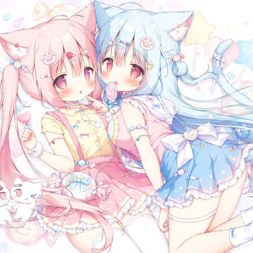 animal ears, loli, cat ears / 🍬🍭🤍