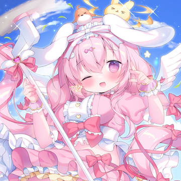 girl, loli, pink hair / おしごと完了っ🌟