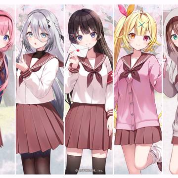 work illustration, virtual YouTuber, virtual YouTuber / 大大大大大好きな君へ♡